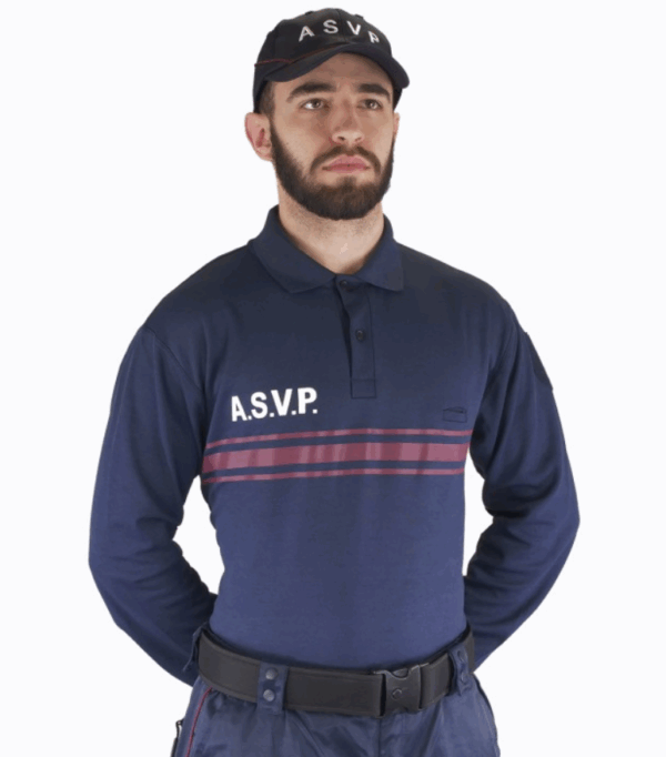 POLO ASVP MANCHES LONGUES DOUBLE FACES (LPSA)