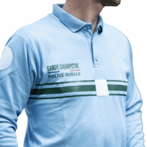 POLO MANCHES LONGUES GARDE CHAMPETRE POLICE RURALE (LPSA)