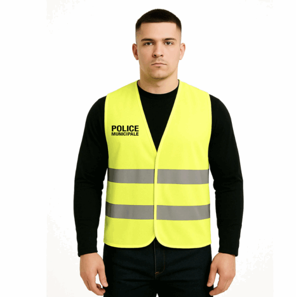 Gilet fluo haute visibilité Police Municipale (DCA)
