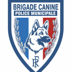 Ecusson Police municipale Brigade canine (LPSA)