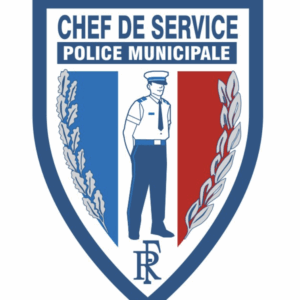 Ecusson Police municipale Chef de service (LPSA)