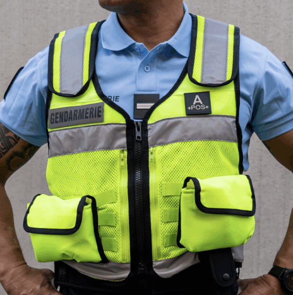 GILET INTERVENTION HAUTE VISIBILITE (DCA)