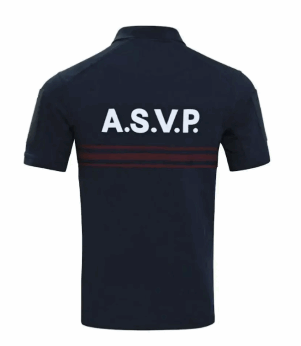 Polo manches courtes Operator coton ASVP (AMG Pro) – Image 2