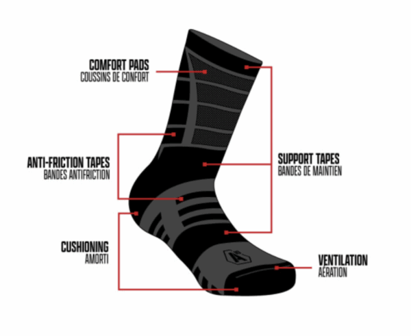 Chaussettes IMPACT 14" Winter vert olive (A10) – Image 4