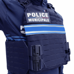 Housse gilet porte plaques pare balles QUICK Release rider Police Municipale (LPSA)