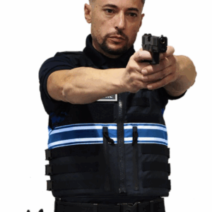 Gilet pare balles Full Tactical homme Police Municipale NIJ IIIA 0101.04 10 JOULES (LPSA)