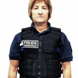 Gilet pare balles Full Tactical noir femme Police Municipale NIJ IIIA 0101.04 10 JOULES (LPSA)