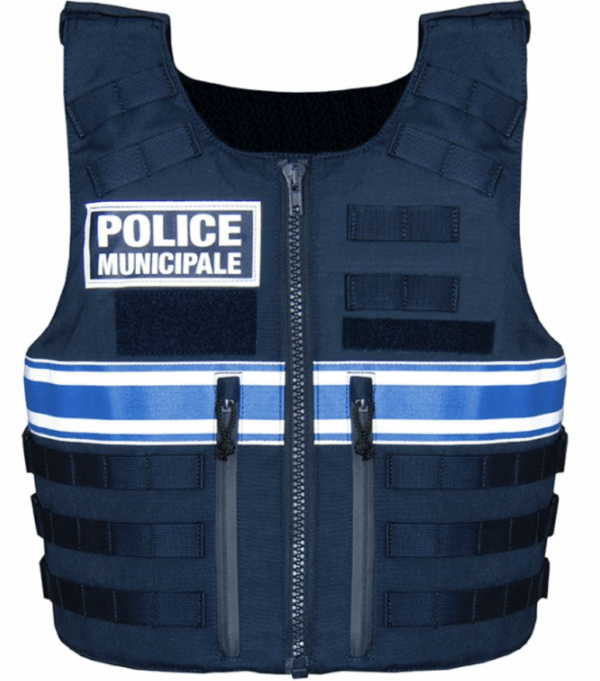 Gilet pare balles Back Tactical homme Police Municipale NIJ IIIA 0101.04 10 JOULES (LPSA)