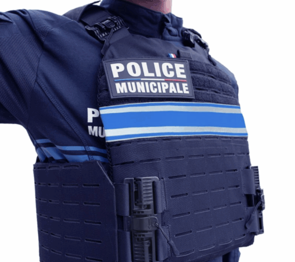 Housse gilet porte plaques pare balles QUICK Release rider Police Municipale (LPSA)