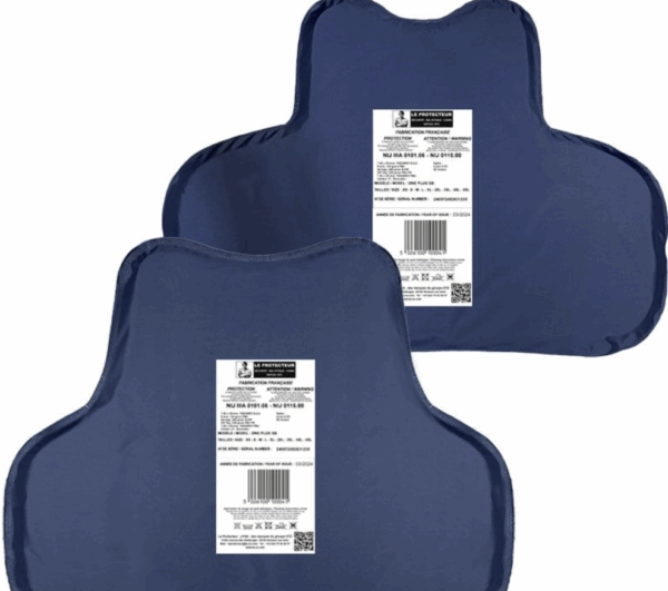 PACK BALISTIQUE ONE PLUS MIXTE NIJ IIIA 0101.06 NIJ 0115.00 - L2 E2 (LPSA)