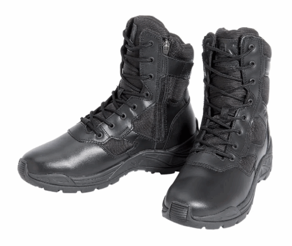 GK - Chaussures d’intervention boots cuir & toile zip (GK Pro)