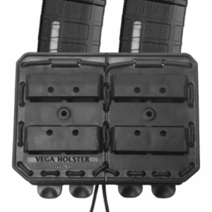 Porte-chargeur double côte à côte Bungy 8BL17 noir pour M4/AR15 (A10)