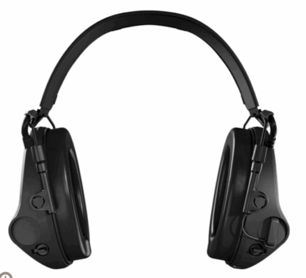 Casque anti-bruit Suprême T2 noir serre-tête cuir (A10) – Image 4