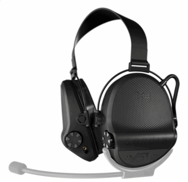 Casque anti-bruit Suprême X2 BT noir serre-nuque tissu (A10) – Image 2