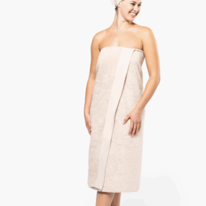 SERVIETTE DE BAIN BIO 140 x 70 cm (TOPTEX) By KARIBAN