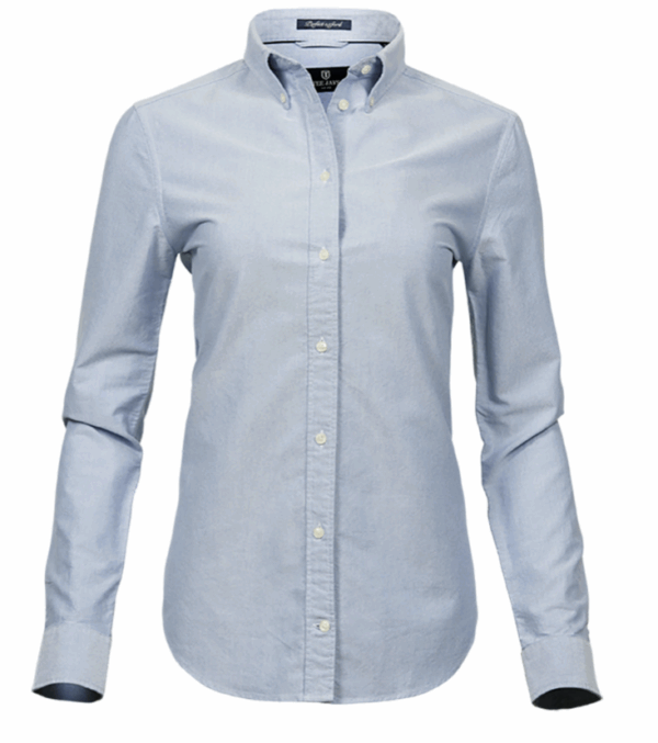 LADIES PERFECT OXFORD SHIRT (IMBRETEX) By TeeJays – Image 7