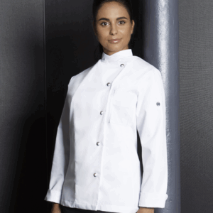 LADIES' CHEF JACKET LARISSA 4 Coloris (IMBRETEX) By Kralowsky