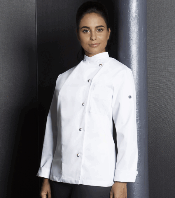 LADIES' CHEF JACKET LARISSA (IMBRETEX) By Kralowsky