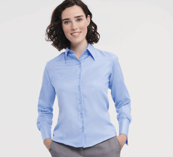 LADIES' LONG SLEEVE TAILORED (IMBRETEX) By Russell Collection – Image 2