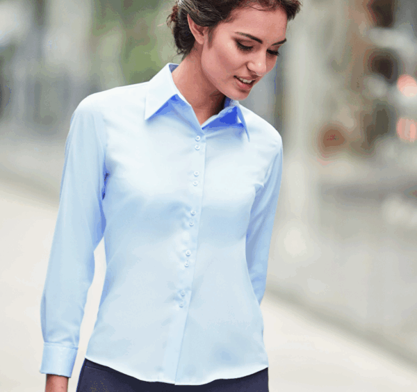LADIES' LONG SLEEVE TAILORED (IMBRETEX) By Russell Collection – Image 3
