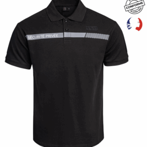 Polo SÉCU-ONE Sécurité Privée noir ou blanc (A10)
