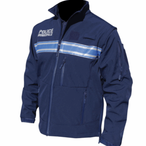 BLOUSON SOFTSHELL POLICE MUNICIPALE 2 EN1 MANCHES AMOVIBLES (DCA)