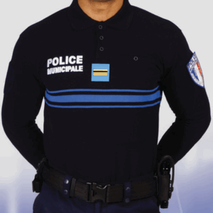 POLO AVEC BOUTONS Manches Longues Police Municipale (GK Pro)