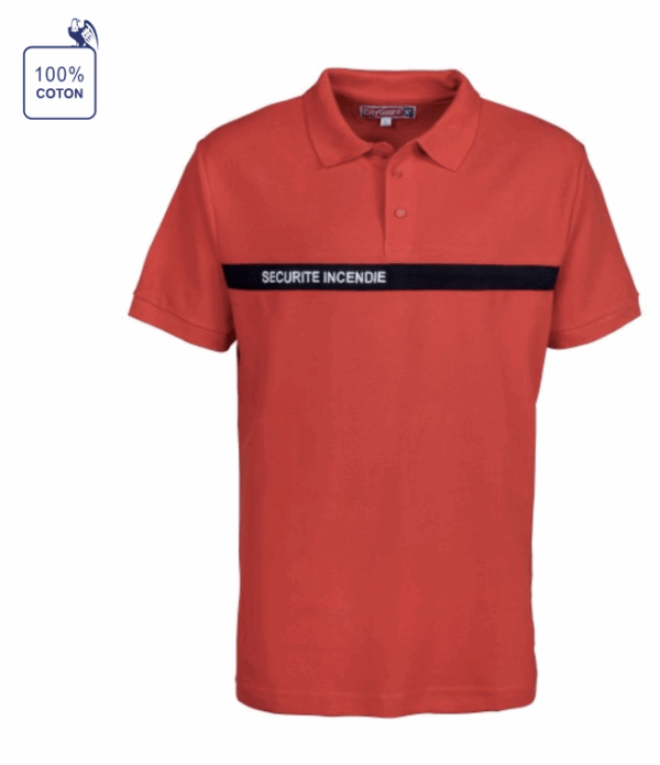 Polo sécurité incendie (Cityguard) Discount 30%