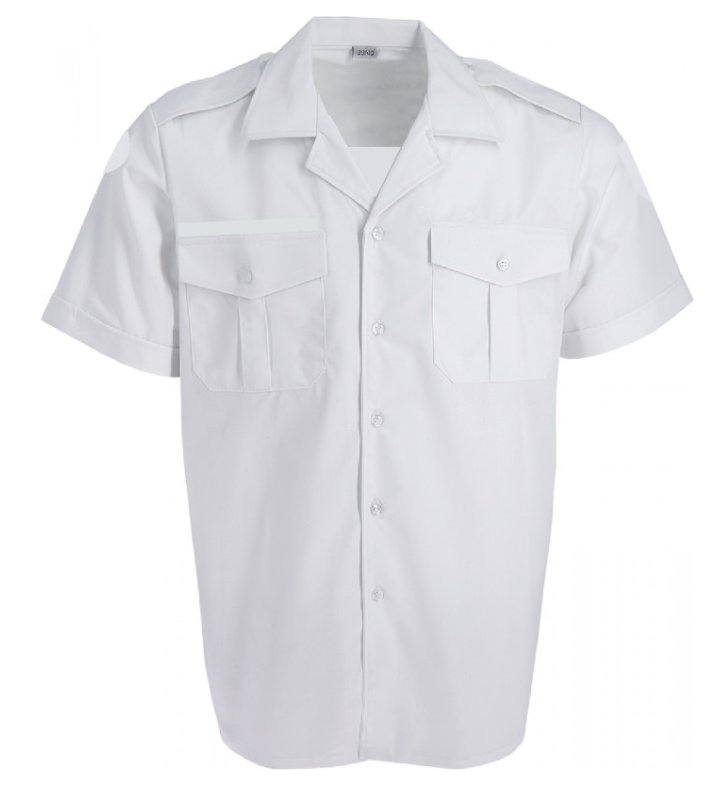 CHEMISETTE CEREMONIE BLANCHE HOMME POLICE MUNICIPALE (GK Pro)