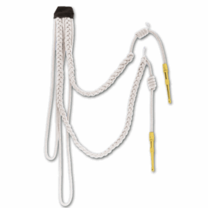 Aiguillette blanche de cérémonie or (GK Pro)