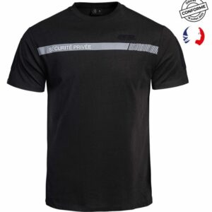 Polo SÉCU-ONE Sécurité Privée MC noir ou blanc (A10)