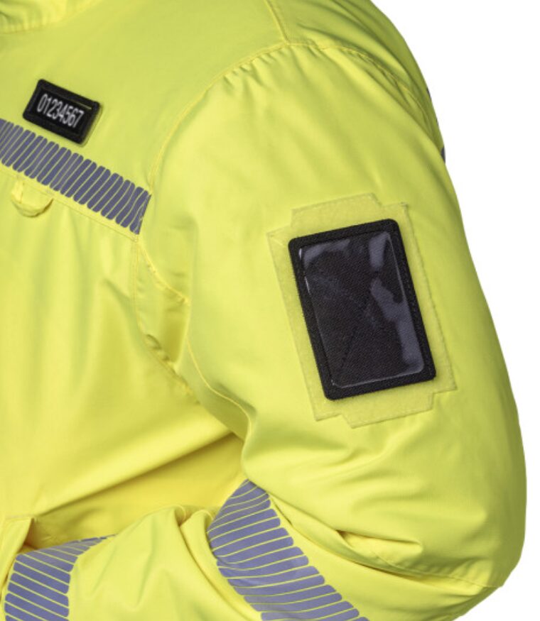 Parka Hardshell SÉCU-ONE WF 150 HV-TAPE Sécurité Privée jaune (A10) – Image 4