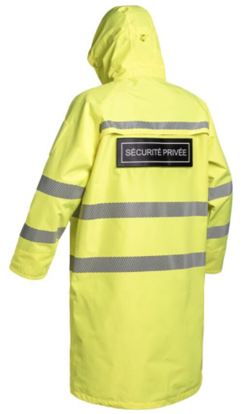 Poncho Lightshell SÉCU-ONE HV-TAPE jaune (A10) – Image 3