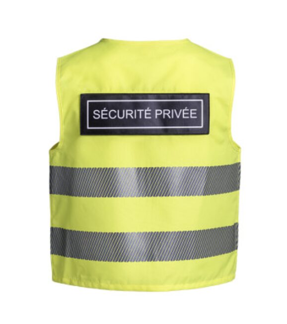 Gilet sans manches SÉCU-ONE HV-TAPE jaune (A10) – Image 4