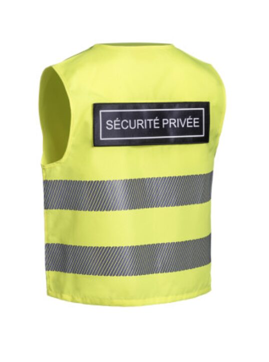 Gilet sans manches SÉCU-ONE HV-TAPE jaune (A10) – Image 3