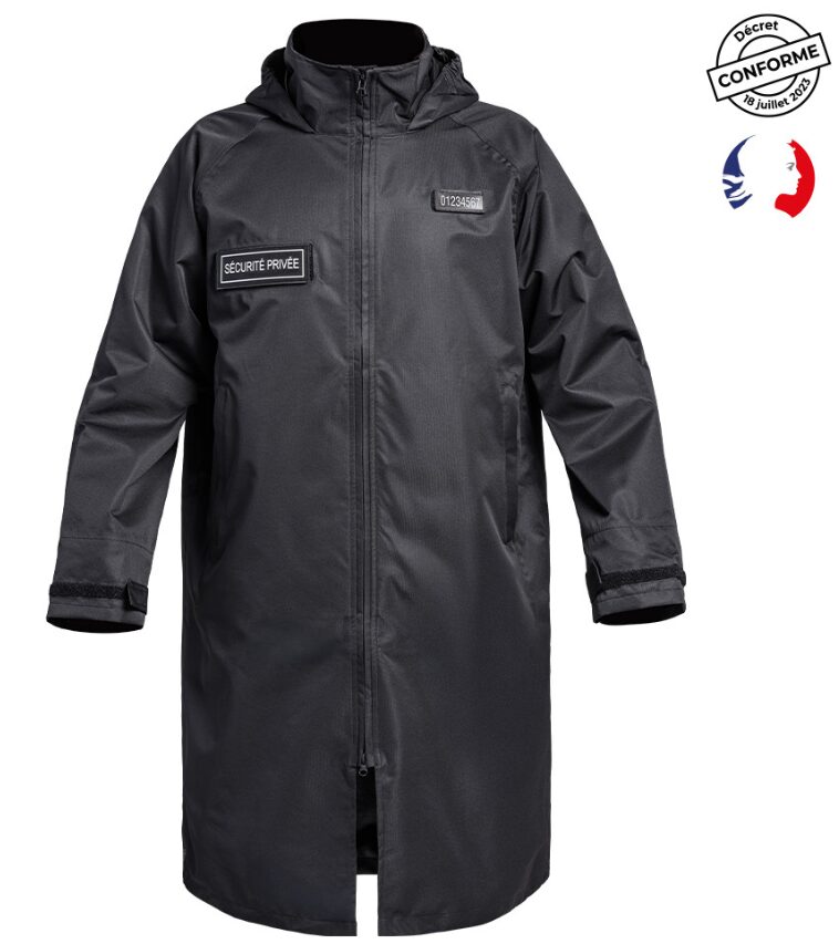 Poncho Lightshell SÉCU-ONE noir (A10)