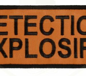 BRASSARD ORANGE VELCRO DETECTION EXPLOSIFS (VVS)