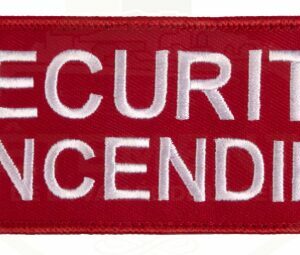 BRASSARD ROUGE SECURITE INCENDIE| VELCRO (VVS)