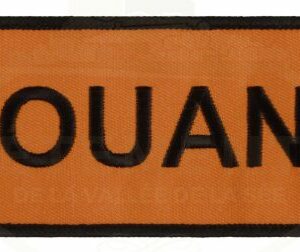 BRASSARD ORANGE DOUANE | VELCRO (VVS)