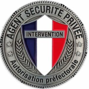 MEDAILLE SECURITE OU AG SECURITE PRIVEE OU MAITRE CHIEN (DCA)