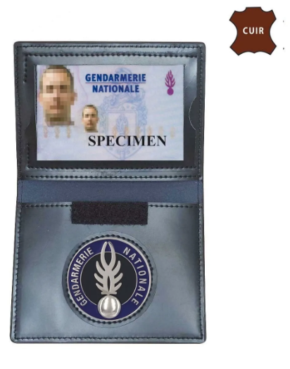 PORTEFEUILLES GENDARMERIE 2 VOLETS AVEC CARTE NAVIGO (DCA)