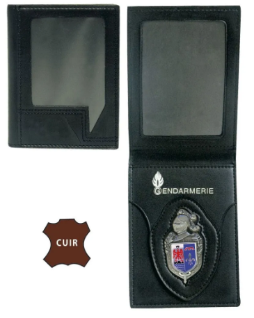 PORTE-CARTES CUIR BAYARD VERTICAL (DCA) – Image 3