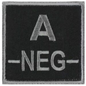 Groupe sanguin tissu - noir