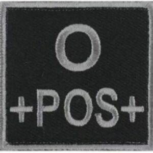 Groupe sanguin tissu – noir