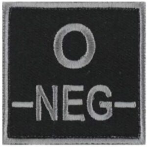 Groupe sanguin tissu – noir