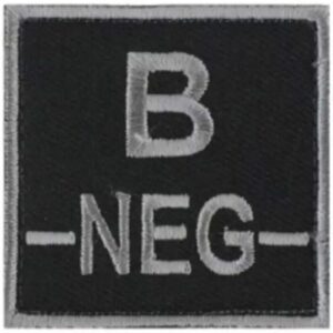 Groupe sanguin tissu – noir