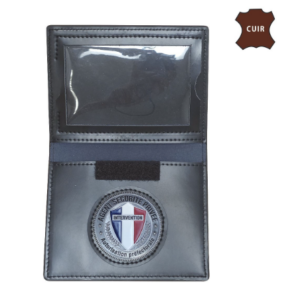 PORTE FEUILLE AGENT SECURITE PRIVEE 2 VOLETS AVEC CARTE NAVIGO (DCA)