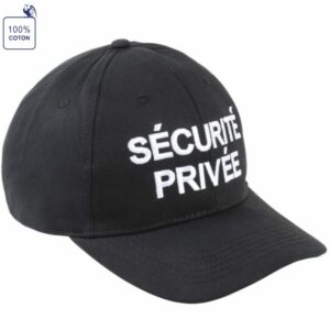 Casquette base-ball sécurité privée (Cityguard)