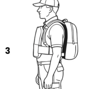 Sac à dos tactique 2 en 1 avec porte plaque extractible (DCA)