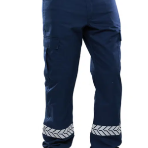 Pantalon Sécurité Privée marine avec bandes HV (GK Pro)